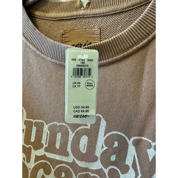 Aerie Sunday Scaries oversized Sweatshirt XS NWT - Picture 7 of 7